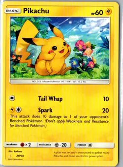 PIKACHU SM86 PROMO SM TRAINER KIT 2017 POKEMON NM - Image 1