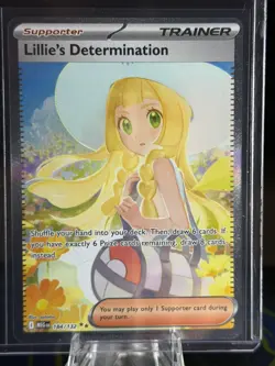 Pokemon TCG Lillie's Determination Mega Evolution 184/132 SIR English MINT - Image 1
