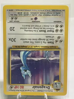Dragonair 18/102 Pokemon1999 Base Set - Image 2