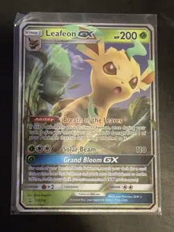 Pokemon TCG Leafeon GX Promo Sun & Moon Full Art SM146 - Image 1