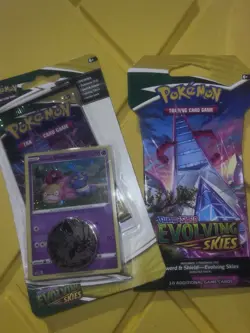 Pokemon Sword & Shield Evolving Skies Booster Pack Galarian Slowpoke 2 packs - Image 5
