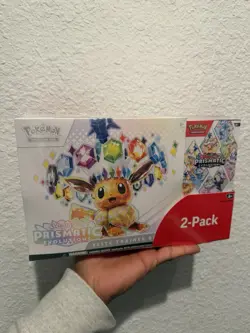 Pokemon Prismatic Evolutions Elite Trainer Box 2-Pack Booster Bundle 2025 Eevee - Image 1