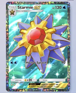 Pokemon TCG Pocket Starmie Ex Full Art Genetic Apex Trade 2 Star ⭐⭐ (English) - Image 1