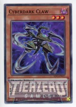 Yugioh Cyberdark Claw SDCS-EN017 Common 1st Edition Near Mint - Image 1