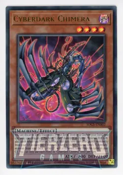Yugioh Cyberdark Chimera SDCS-EN002 Ultra Rare 1st Edition Near Mint - Image 1