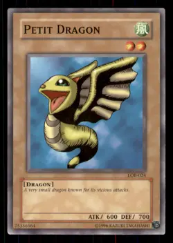 Yugioh Petit Dragon #LOB-024 The Legend of Blue Eyes White Dragon LP - Image 1