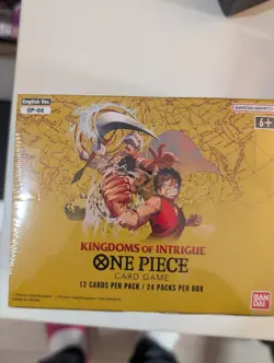 One Piece TCG: Kingdoms Of Intrigue Booster Box OP-04 (Factory Sealed) ENGLISH - Image 1