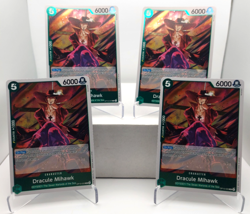 Dracule Mihawk Playset - OP10-029 x4 - Royal Blood - One Piece TCG - English - Image 1