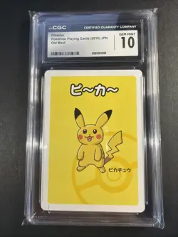 Pikachu Japanese Old Maid - Pokemon Playing Card - 2019 - CGC Gem Mint 10 - Image 1