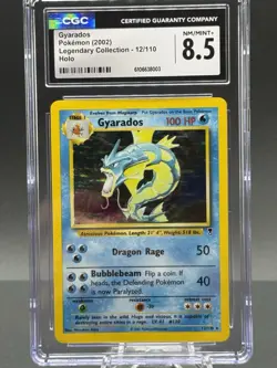 CGC 8.5 Gyarados 2002 Legendary Collection 12/110 Holo Pokemon Card - Image 1