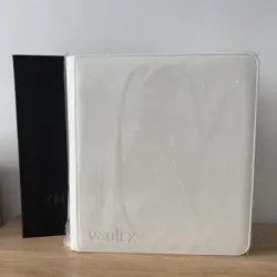 Vault x White Edition Exo-Tec 12-Pocket Zip Binder 480 Cards - Image 1