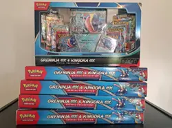 Pokemon Trading Card Game Greninja ex and Kingdra ex Special Collection- 5 BOXES - Image 1