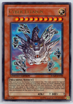 Yugioh Cyber Eltanin JUMP-EN038 Limited Edition Ultra Rare TCG CCG Card NM - Image 1