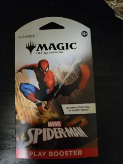 Magic: The Gathering Marvel Spider-Man Play Booster Pack | 14 Cards English Foil - Image 1