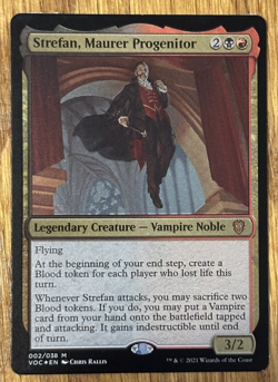 MTG Innistrad: Crimson Vow, Strefan, Maurer Progenitor - Foil thick card - Image 1