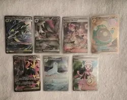 Pokemon S/V Secret Rare (7) Card Lot. Alt. Art, Special Illustration,ME01+02+JTG - Image 1