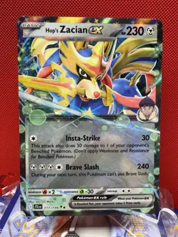 Hop's Zacian ex 111/159 SV09: Journey Together Pokemon Card NM #972 - Image 1