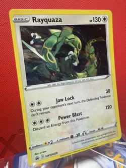 Rayquaza #SWSH029 Cosmos Holo Sword & Shield Promo Cards NM - Image 2