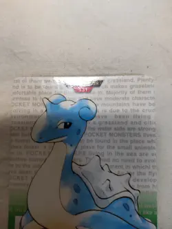 [NM-] Lapras Japanese Carddass Bandai Green Pokemon Card 9760 - Image 2
