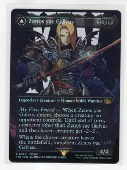 MTG Final Fantasy Surge Foil Rare #0529 Zenos Yae Galvus - Image 1