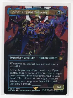 MTG Final Fantasy Surge Foil Rare #0540 Golbez Crystal Collector - Image 1