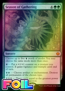 x1 Season of Gathering BLB Bloomburrow MTG 192 FOIL MYTHIC M/NM 1x - Image 1