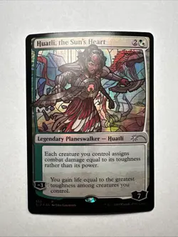 Huatli, the Sun’s Heart (Stained Glass) - FOIL - Secret Lair - Near Mint - MTG - Image 1