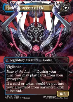 Emet-Selch, Unsundered (Borderless) (Surge Foil) #539 NM Final Fantasy Magic MTG - Image 2