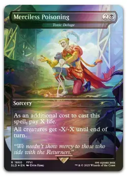 Merciless Poisoning - Toxic Deluge (Rainbow Foil) #1860 NM Secret Lair Drop - Image 1