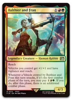 Balthier and Fran #213 (Foil) (NM) Final Fantasy FIN Magic MTG - Image 1