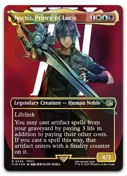 Noctis, Prince of Lucis (Borderless) (Surge Foil) #546 NM Final Fantasy - Image 1