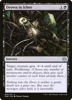 Drown in Ichor 091/271 Non Foil Uncommon All Will Be One MTG Near Mint - Image 1