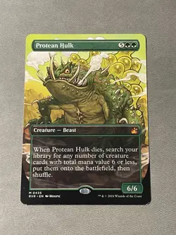 Protean Hulk (Anime Borderless) MTG Ravnica Remastered Regular NM - Image 1