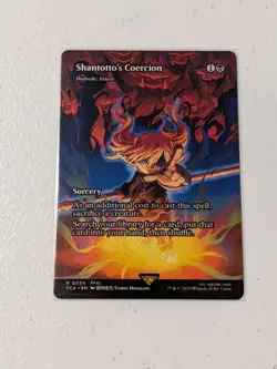 MTG Shantotto's Coercion - Diabolic Intent (Showcase) Final Fantasy NM - Image 1