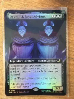 Lo and Li, Royal Advisors (Extended Art) - Avatar: The Last Airbender - Foil NM - Image 1