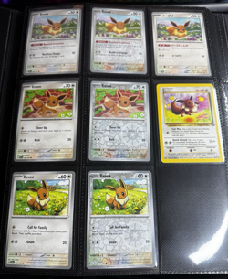 Pokemon Binder Collection Eevee And Eeveelutions Plus Others - Image 1