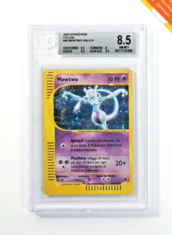 Pokemon BGS 8.5 Mewtwo #20 Holo Expedition 2002 Italiano - Image 1