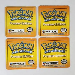 Lot Of 4 PokeMon Action Flipz Cards Nintendo Artbox 1999 - Image 2