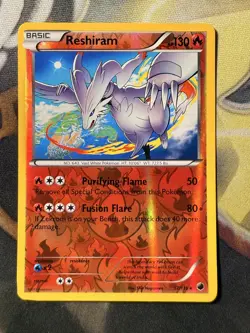 *VINTAGE* Pokemon TCG Reshiram 17/116 B&W Plasma Freeze Reverse Holo Rare - Image 1