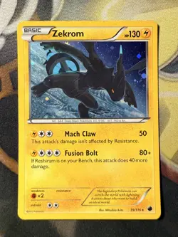 *VINTAGE* Pokemon TCG Zekrom 039/116 (Cosmos Holo) Black & White Promos - Image 1