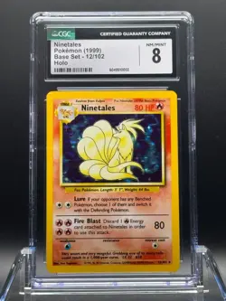 CGC 8 NM/MINT ✨ - Ninetales 012/102 Base Set Holo - 1999 Pokemon - Image 1