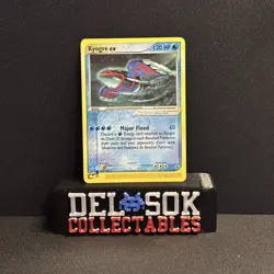 KYOGRE EX - 001 [Black Star Promos] Pokemon TCG - ULTRA RARE (NON-FOIL) Card LP - Image 1
