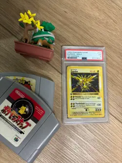 Pokemon Base Set 1st edition Zapdos Holographic 16/102 Psa 5 - Image 5