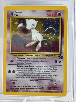 2000 POKEMON PROMO BLACK STAR POKEMON LEAGUE #9 MEW-HOLO CGC 8.5 NM/MINT+ - Image 2