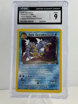 Dark Gyarados Team Rocket Holo 8/82 Prerelease Promo Pokemon CGC Grade 9.0 MINT - Image 1