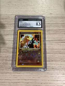 Entei Pokemon 2001 Black Star Promo #34 CGC 8.5 NM/Mint+ Spell of the Unown - Image 1