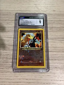 Entei Pokemon 2001 Black Star Promo #34 CGC 9 Mint Spell of the Unown - SWIRLU - Image 1