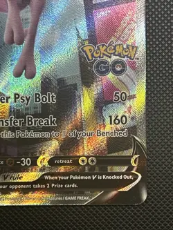Mewtwo V (Alternate Full Art) 072/078 Pokemon GO Holo Pokemon - Image 5