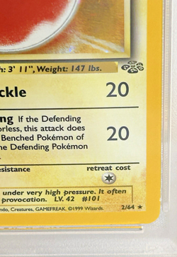 1999 Pokemon Jungle Electrode Holo 1st Edition PSA 8 - Image 4