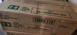 POKEMON 25TH ANNIVERSARY SEALED CASE OF 150 PACKS MCDONALDS 2021 TOY 2 VERY RARE - Image 2